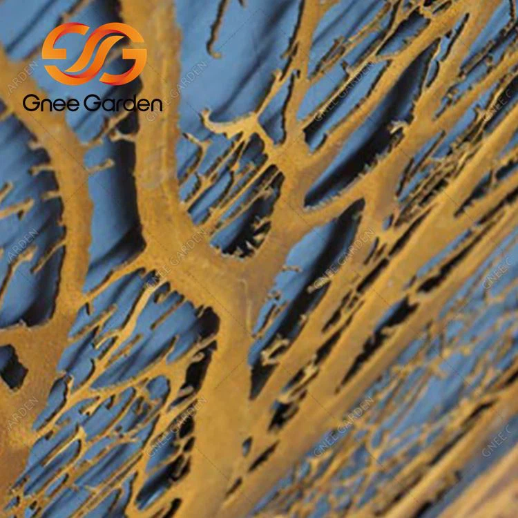 Ealaín Gairdín Miotail Athchúrsáilte Corten