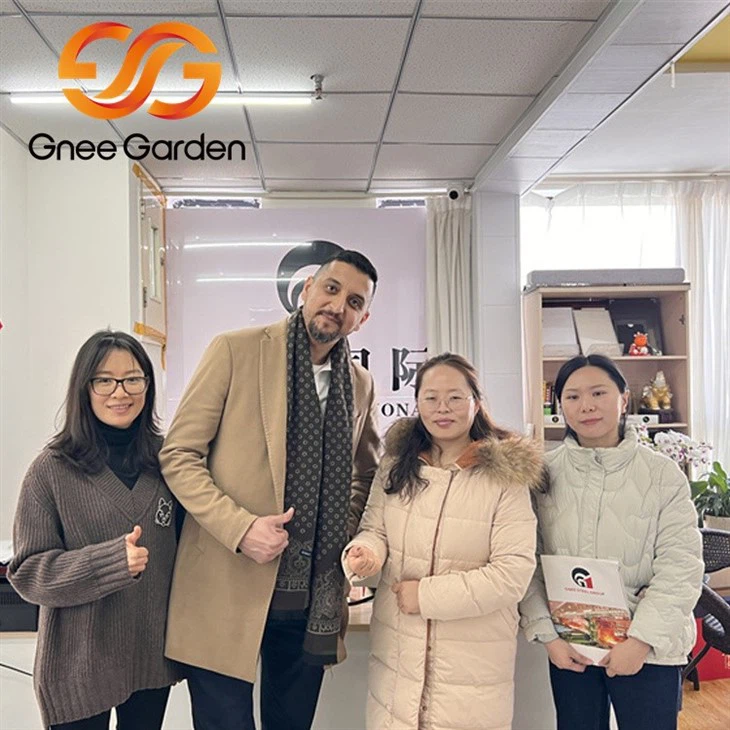 corten steel pool fence posts1