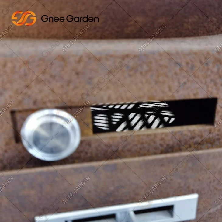 Garden Outdoor Corten Steel Folding Bbq Grill Out Door Bbq Grill