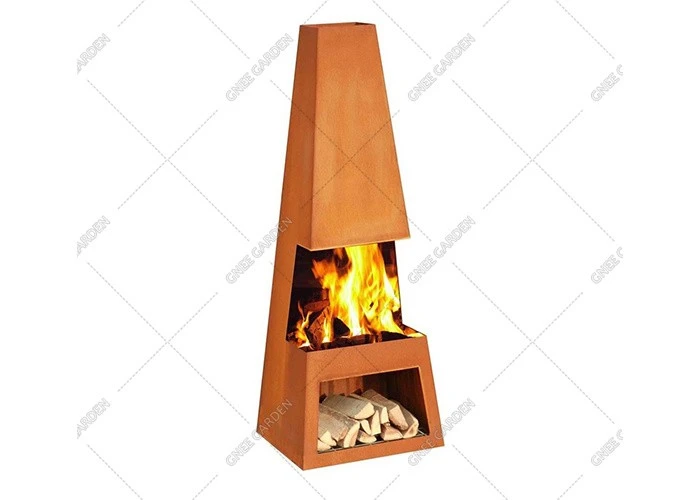 Outdoor Round Table Bowl Shape Gas Fire Place