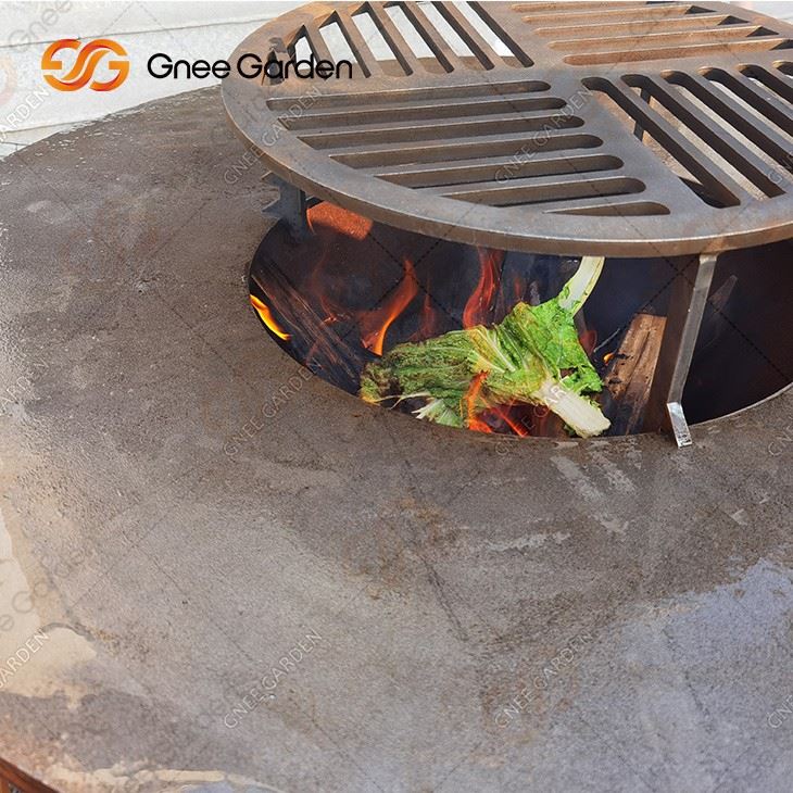 Outdoor Wood And Charcoal Metal Smokeless Bbq Barbecue Grill