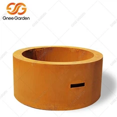 Babhla Pit Dóiteáin Cruach Corten