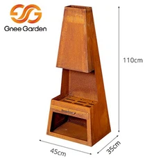 Cruach Corten Lasmuigh den Áit Dóiteáin