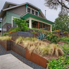 Balla Coinneála Cruach Corten Críochnaithe meirgeach