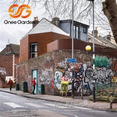 Dearadh Gearradh Laser Cumhdach Balla Facade Cruach Corten