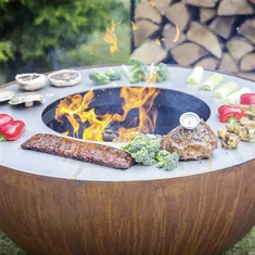 BBQ meirge Cruach Corten Lasmuigh