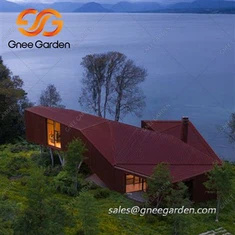 Painéil Cruach Corten meirgeach Facade Cumhdaithe