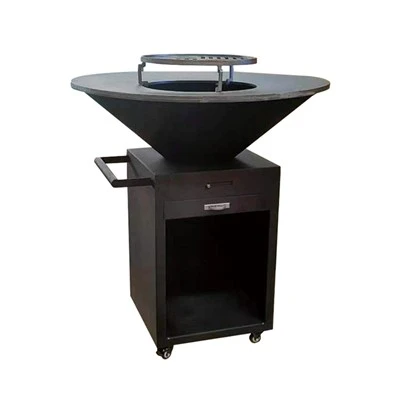 BBQ Inscortha Cruach Corten Dubh Grill Amach