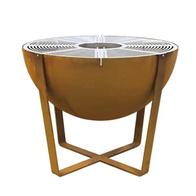 Babhta Corten Cruach BBQ Grill Pit Dóiteáin Lasmuigh